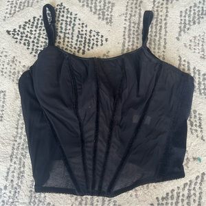 Vintage black corset
